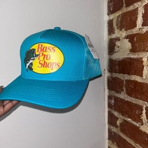 Turquoise Bass Pro Shops Hat